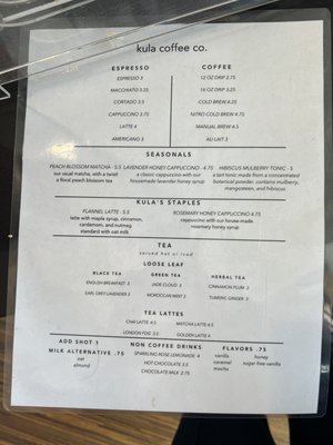 Menu photo 3 kula coffee co Atlanta, GA Menu photo 3 kula coffee co Atlanta, GA