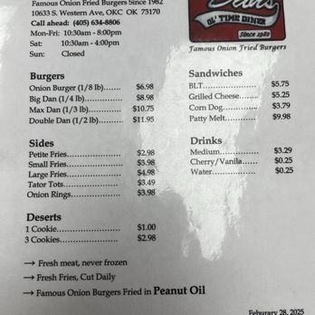 Dans Old Time Diner - Menu - Cafes Near Me - Oklahoma City, Oklahoma Dans Old Time Diner - Menu - Cafes Near Me - Oklahoma City, Oklahoma