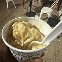 Kilwins Ice Cream - Chocolate - Fudge - Can't even fill a whole cup with 2 scoops
