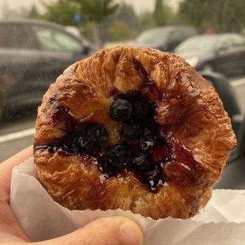 Fuji Bakery - Lemon curd blueberry croissant (lol this was when the sky was yellow from the smoke) - Bakeries Near Me - Seattle, Washington