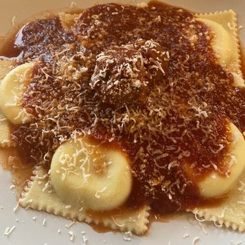 DiFebo's Restaurant Bethany Beach - Ravioli with a meatball - Italian Near Me - Bethany Beach, Delaware DiFebo's Restaurant Bethany Beach - Ravioli with a meatball - Italian Near Me - Bethany Beach, Delaware