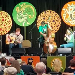 North Texas Irish Festival - Inside stage area.