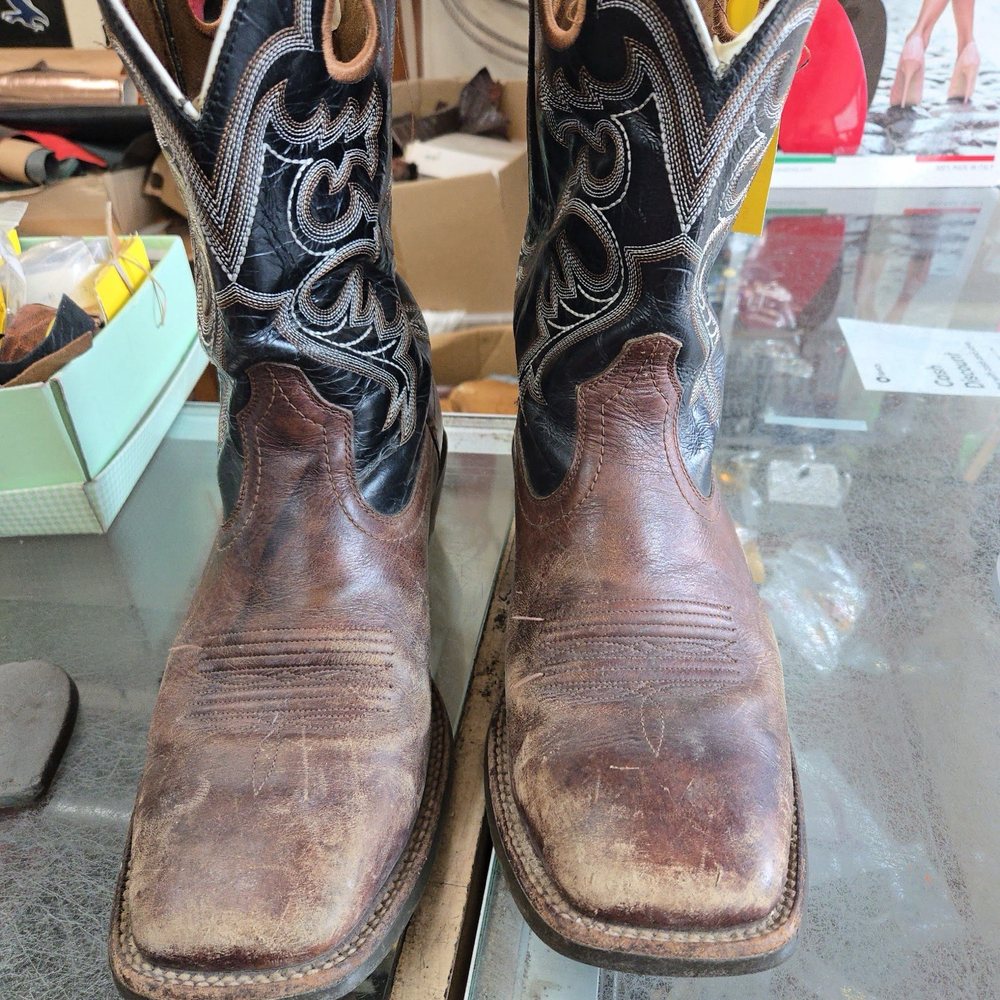 Al's Handmade Boots - Before! - Shoe Repair Near Me - Houston, Texas
