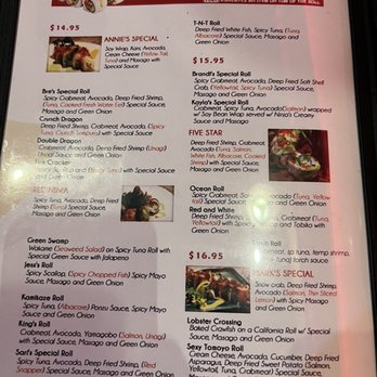 Ninja Sushi - Menu - Sushi Bars Near Me - Sacramento, California Ninja Sushi - Menu - Sushi Bars Near Me - Sacramento, California