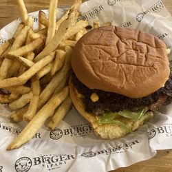 Oxford Burger Company - OBC Hamburger with fries $10