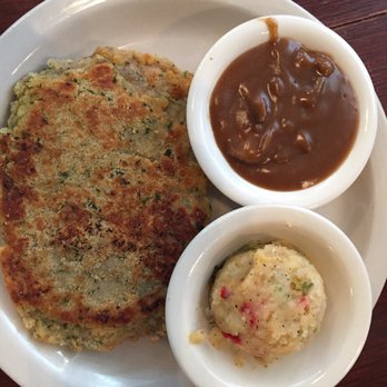 Schilo's - Weinerscnitzel w/ German potato salad and gravy - Delis Near Me - San Antonio, Texas