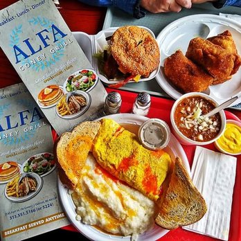 Alfa Coney Grill - Breakfast & Brunch Near Me - Detroit, Michigan Alfa Coney Grill - Breakfast & Brunch Near Me - Detroit, Michigan