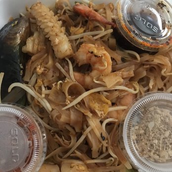 Anothai Cuisine - Seafood Pad Thai to go - Thai Near Me - Spring, Texas