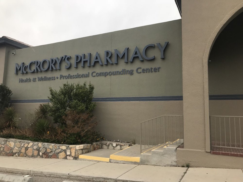 MCCRORY’S PHARMACY Updated August 2024 6151 Dew Dr, El Paso, Texas