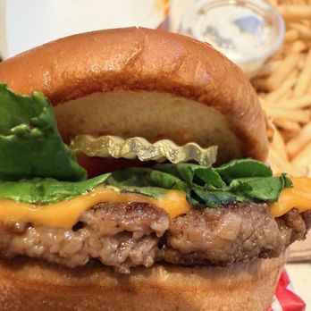 Monty's Good Burger - Cheeseburger with fries. - Burgers Near Me - Los Angeles, California