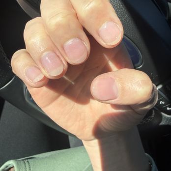 Milady Nails & Spa - Uneven. Crooked nails. - Nail Salons Near Me - Hollister, California