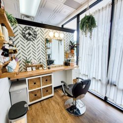 Hair Perception & Designs - Natalie Deutman Stylist studio inside HP&D salon.