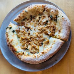 Old Chicago Pizza + Taproom - Chicken Spinach Alfredo pizza