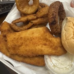 TD Alfredos Pizzeria - 2 Breaded Flounder Fish Platter