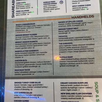 Octopus' Beer Garden - Sharables, Salads, & Handhelds menu - Beer Gardens Near Me - Mount Clemens, Michigan