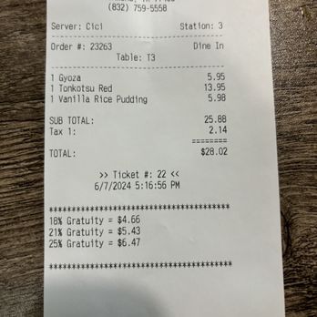 Slurp Ramen Factory - A bit pricey - Ramen Near Me - Richmond, Texas