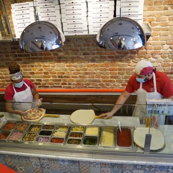 90 Second Pizza - Our pizza being born - Pizza Near Me - Washington, DC, District of Columbia