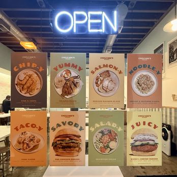 Uncle Mac’s Kitchen - Signage - Seafood Near Me - Gardena, California