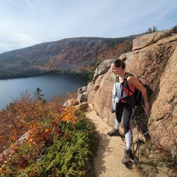 The Wandering Gosling - The moment I turned around after a scaling Bubble Rock Mountain in Acadia National Park and realized what I had just done