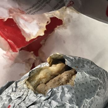 Chick-fil-A - How do you not notice this hole when you're bagging?? - Fast Food Near Me - Pasadena, California