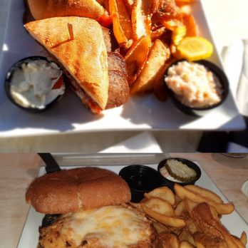 The Bistro At Haddonfield - Greek panini and crab portobello melt. - American Near Me - Haddonfield, New Jersey The Bistro At Haddonfield - Greek panini and crab portobello melt. - American Near Me - Haddonfield, New Jersey
