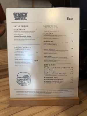 Menu photo 1 Steady State San Marcos, CA Menu photo 1 Steady State San Marcos, CA