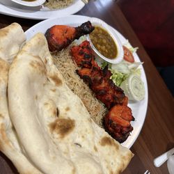 3. Chicken Bone in Kabob and Chick Peas Platter 3. Chicken Bone in Kabob