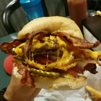Nobby's - Nobby's burger with cheese and bacon. Unfortunately wasn't as good as it looked. - Burgers Near Me - Chico, California Nobby's - Nobby's burger with cheese and bacon. Unfortunately wasn't as good as it looked. - Burgers Near Me - Chico, California