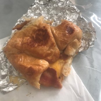 Max Donuts - Bacon, Egg and Cheese Croissant - Donuts Near Me - Houston, Texas