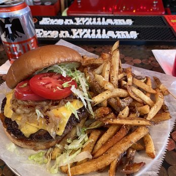 Cobra Cabana - My hamburger and fries! - Bars Near Me - Richmond, Virginia