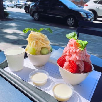 Oakobing - Single Mango Melon Shaved Ice, Single Strawberry Shaved Ice - Shaved Ice Near Me - Los Angeles, California Oakobing - Single Mango Melon Shaved Ice, Single Strawberry Shaved Ice - Shaved Ice Near Me - Los Angeles, California