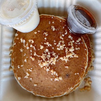 808 Grindz Cafe - Macadamia Nut Pancakes with Mac-Nilla Sauce on the side. - Cafes Near Me - Lahaina, Hawaii 808 Grindz Cafe - Macadamia Nut Pancakes with Mac-Nilla Sauce on the side. - Cafes Near Me - Lahaina, Hawaii