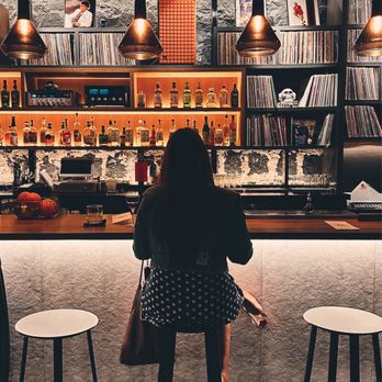 EP Bar - This Vinyl Records decor! - Whiskey Bars Near Me - Honolulu, Hawaii