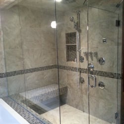 John Piazza Jr Construction & Remodeling - Steam shower with multiple body jets in a bathroom remodel