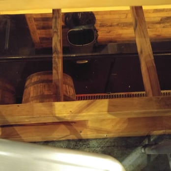 Marker 48 Brewing - See through floors to see beer barrels - Beer Gardens Near Me - Brooksville, Florida