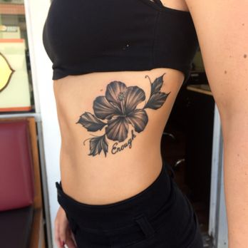 Missing Link Tattoo - Stellar Hawaiian flower. - Tattoo Near Me - San Clemente, California