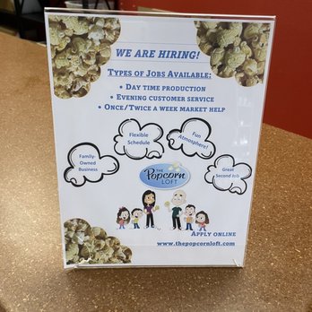 The Popcorn Loft - we are hiring types of job available - Candy Stores Near Me - York, Pennsylvania