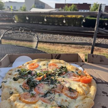 Olde Hickory Station - Margarita pizza - New American Near Me - Hickory, North Carolina