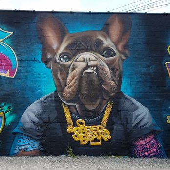 Frenchie - Frenchie by FAB Crew & Gamble  2018 - Public Art Near Me - Indianapolis, Indiana