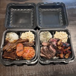 Orionz Island Fusion - Kalbi combo with Poke and Steak combo with pork belly