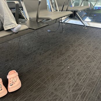Delta Air Lines - Seat charging used to be a thing I guess - Airlines Near Me - Seattle, Washington