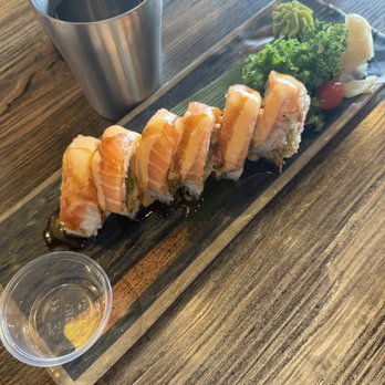 Ramen Mura - Salmon Lover Roll - Ramen Near Me - Orange, California Ramen Mura - Salmon Lover Roll - Ramen Near Me - Orange, California