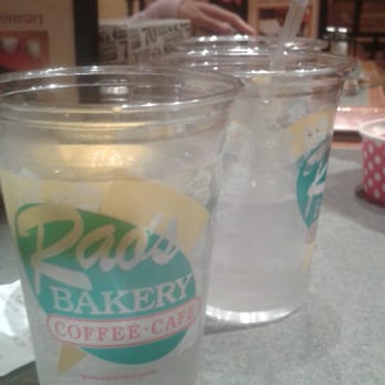 Rao's Bakery - Free water (self serve) my friend put in a lemon - Bakeries Near Me - Spring, Texas