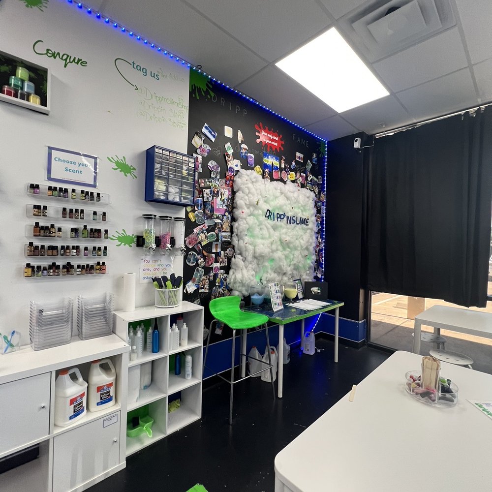 Dripp’in Slime - Inside wall - Kids Activities Near Me - Houston, Texas