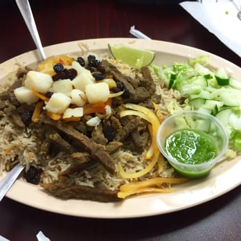 Blue Star Cafe - Beef platter with rice - Halal Near Me - Milwaukee, Wisconsin