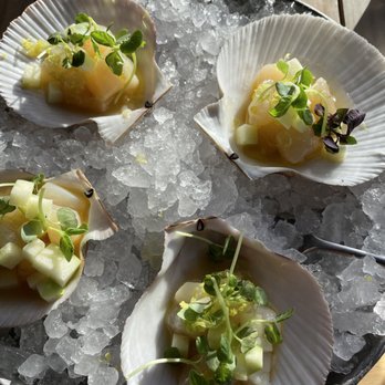 Adelaide - Scallop Crudo - Seafood Near Me - Del Mar, California Adelaide - Scallop Crudo - Seafood Near Me - Del Mar, California