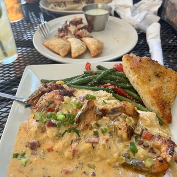 BB's Tex-Orleans - Shrimp and grits  Empanada - Cajun/Creole Near Me - Houston, Texas