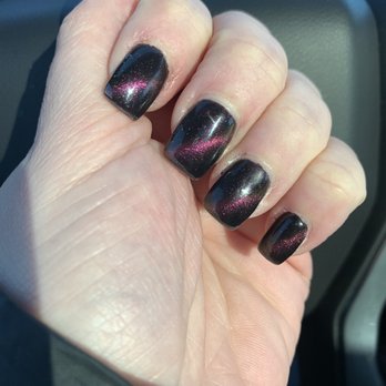 Angelina Nails Spa - Cats eye polish- love them! - Nail Salons Near Me - Holmdel, New Jersey