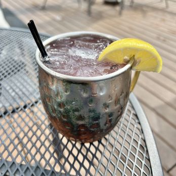 Horvath's Harbor - Blueberry Basil Mule - Cocktail Bars Near Me - Thornville, Ohio Horvath's Harbor - Blueberry Basil Mule - Cocktail Bars Near Me - Thornville, Ohio