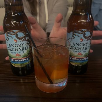 Foundry Food + Tap - Angry orchard and an old fashioned - Bars Near Me - Bettendorf, Iowa